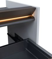 Тумба под раковину Allen Brau Activity 80 белый матовый/олива браш арт-1.34012.WM — фото 1, Тумбы под раковину