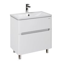 Тумба напольная "АДЕЛЬ-НОРМА-80 см" с 2-я ящ. белая (ум. Aдель-80) арт-108023 — фото 1, Тумбы под раковину