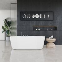 Ванна AQUAme акриловая отдельностоящая арт-AQM3505GW-L — фото 5, Акриловые ванны