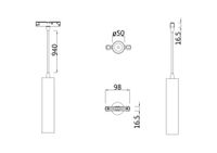 Трековый подвесной светильник Technical арт-TR016-2-12W4K-W — фото 4, Трековые светильники
