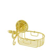 VERSAILLES Решетка-корзинка настенная, золото 32678 — фото 1, Полки