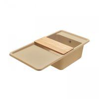 Мойка для кухни Беллис 97 970x510x250 мм, прямоуг., латте арт-1A725132BS260 — фото 7, Кухонные мойки