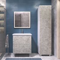 Тумба под раковину VIGO Geometry 70 напольная бетон (016 бетон) — фото 5, Тумбы под раковину