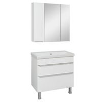 Тумба напольная с умывальником AXIOMA 80 /2 ящ/ с ум. Como 80 / AQUA DE MARCO 5080WGAXI/F/1 — фото 7, Тумбы с раковиной