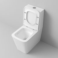 Унитаз напольный Grossman (610х365х825) безободковый,смыв торнадо,белый матовый с тонкой крышкой,2 места арт-GR-4418MSQ — фото 6, Напольные унитазы