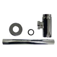 Сифон для раковины AZARIO G 1 1/4, без выпуска, цилиндр, латунь, хром арт-AZ-108-CHR — фото 1, Сифоны для раковины