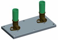 Внутренняя часть, Fima Carlo Frattini, назначение-смеситель для ванны напольного монтажа арт-F2302 — фото 1, Комплектующие для смесителей