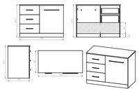 Тумба под раковину арт-Э-Рес01120-13ЯЛ — фото 8, Тумбы под раковину