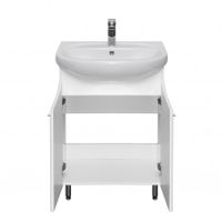 Тумба МИНИМА Н 65, белая (под раковину СТЕЛЛА 65) 1A104201MN010 — фото 3, Тумбы под раковину