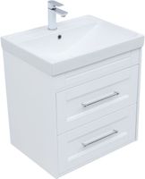 Товар: Тумба с раковиной Aquanet Бостон new 60 (Flat) цв.белый сатин 00345364 - фото 2 Тумба с раковиной Aquanet Бостон new 60 (Flat) цв.белый сатин 00345364 — фото 2, Тумбы с раковиной