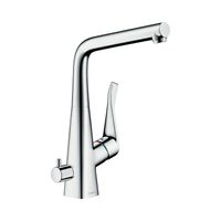 Товар: Смеситель для кухни, Hansgrohe, Metris M71, тип открывания воды-однорычажный, тип регулирования воды-керамический картридж, монтаж-на раковину/столешницу, отверстия для монтажа-1, высота, мм-356, вынос излива, мм-219, тип излива-поворотный, 1 режим струи-ламинарная струя, тип подводки-гибкая, стандарт подвода воды-3/8", с запорным вентилем, цвет-хром арт-14888000 - фото 1 Смеситель для кухни, Hansgrohe, Metris M71, тип открывания воды-однорычажный, тип регулирования воды-керамический картридж, монтаж-на раковину/столешницу, отверстия для монтажа-1, высота, мм-356, вынос излива, мм-219, тип излива-поворотный, 1 режим струи-ламинарная струя, тип подводки-гибкая, стандарт подвода воды-3/8", с запорным вентилем, цвет-хром арт-14888000 — фото 1, Смесители для кухни