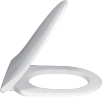 Сиденье для унитаза, Villeroy&Boch, Architectura, с крышкой, тип шарниров-SoftClose, Quick Release, материал шарниров-нержавеющая сталь, цвет шарниров-нержавеющая сталь, декор-без декора, цвет-альпийский белый 9M70S101 — фото 1, Сиденья для унитаза