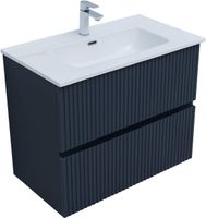 Тумба под раковину Aquanet Джейн 80 маренго 00313302 — фото 1, Тумбы под раковину