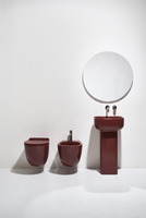 Колонна SIMAS BALLOON напольная цвет белый CN400 слив в стену — фото 4, Консоли для раковины