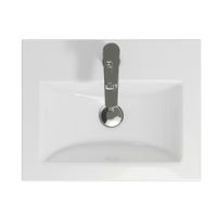 Раковина Cersanit Como , 50 см арт-UM-COM50/1 — фото 4, Раковины встраиваемые сверху