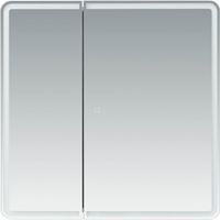 Зеркальный шкаф Aquanet Оптима 80 с LED подсветкой 00311862 — фото 4, Зеркальные шкафы в ванную