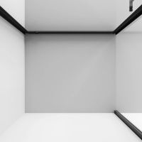 Душевое ограждение Niagara Nova (90х90х195) квадрат,черный матовый,дверь распашная,стекло прозрачное,2 места арт-NG-85-9AB-A90B-34 — фото 5, Квадратные душевые уголки