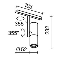 Товар: Трековый светильник Technical TR005-4-12W-DS-BBS - фото 2 Трековый светильник Technical TR005-4-12W-DS-BBS — фото 2, Трековые светильники