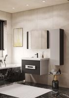 Шкаф-колонна АР-ДЕКО 30, подвесная, серый кобальт 1A280503DD8D0 — фото 3, Шкафы для ванной