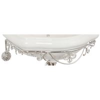 Товар: BELLA Консоль подвесная 55 см. ажурная, хром 20714 - фото 1 BELLA Консоль подвесная 55 см. ажурная, хром 20714 — фото 1, Консоли для раковины