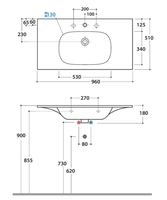 Товар: Раковина GLOBO подвесная или на мебель с одним отверстием и двумя намеченными цвет белый арт-BL096BI - фото 4 Раковина GLOBO подвесная или на мебель с одним отверстием и двумя намеченными цвет белый арт-BL096BI — фото 4, Раковины подвесные