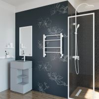 Полотенцесушитель электрический Grota Costa 530х600 белый Costa 530х600 RAL9016 EL — фото 5, Электрические полотенцесушители