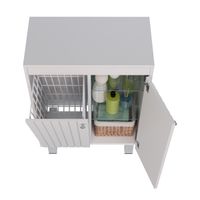 Шкаф Lemark ROMANCE 60 см подвесной/напольный, с откидной корзиной для белья, цвет корпуса, фасада: арт-LM07R35N-SH — фото 4, Шкафы для ванной