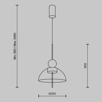 Товар: Подвесной светильник Maytoni MOD185PL-L6B3K4 - фото 4 Подвесной светильник Maytoni MOD185PL-L6B3K4 — фото 4, Подвесные светильники