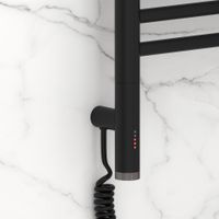 Товар: Полотенцесушитель электрический Сунержа Богема 3.1 с полкой 1200х500 МЭМ левый Матовый чёрный 31-6006-1250 - фото 2 Полотенцесушитель электрический Сунержа Богема 3.1 с полкой 1200х500 МЭМ левый Матовый чёрный 31-6006-1250 — фото 2, Электрические полотенцесушители