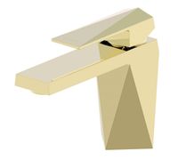 Смеситель для раковины Bravat Iceberg , золото арт-F176110G — фото 1, Смесители для раковины