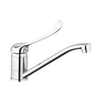 Смеситель для кухни с хирургической ручкой G.Lauf 4D4-A027, хром — фото 1, Смесители для кухни