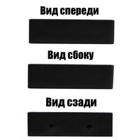Раковина накладная Azario 420х420х120 квадратная, черный матовый арт-AZ-2177-MB — фото 3, Раковины накладные