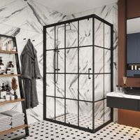 Ограждение MUZA120 N душевое Ceruttispa без поддона (80x120x195) — фото 1, Душевые уголки трапеция