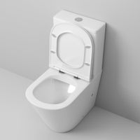 Унитаз напольный Grossman (605х380х825) безободковый,белый с тонкой крышкой,микролифт,2 места арт-GR-4450S — фото 3, Напольные унитазы