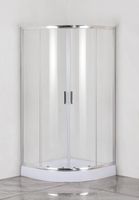 Душевой уголок Aquanet SE-800Q 80x80, прозрачное стекло арт-00270062 — фото 2, Душевые уголки четверть круга