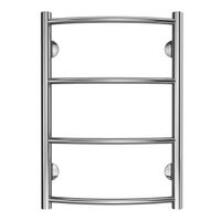 Полотенцесушитель водяной AZARIO VERONA 400/600 4 секции, нижнее/диагональное подключение, 1/2", хром арт-AZ04146 — фото 5, Водяные полотенцесушители