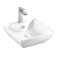 Раковина Azario 43.5х43.5х15, накладная, белая арт-AZ-4263 — фото 1, Раковины накладные