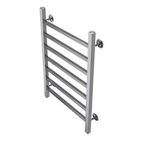 Полотенцесушитель водяной AZARIO ANCONA 500/800 квадрат, 7 секций, нижнее/диагональное подключение, 1/2", хром арт-AZ75558 — фото 2, Водяные полотенцесушители