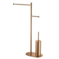 Стойка в ванную комнату Timo Saona 13085/19 розовое золото — фото 1, Стойки - набор держателей