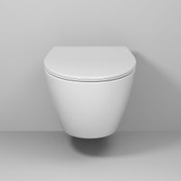 Унитаз подвесной Grossman (520х373х365) безободковый,смыв торнадо,белый с тонкой крышкой,микролифт,1 место арт-GR-4405SQ — фото 5, Подвесные унитазы