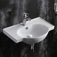 Раковина Azario 63х47,5х22 подвесная, белая арт-TEO-60 — фото 1, Раковины подвесные