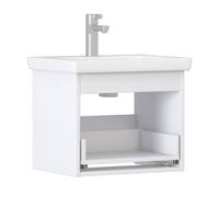 Корпус тумбы VIGO Neo, Glem, Finlay, Cross 500-0-1 (Como) подвесной белый (246) — фото 1, Тумбы под раковину