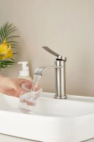 Смеситель для раковины BELZ , сатин арт-B10812-1 — фото 7, Смесители для раковины