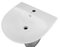 Раковина напольная AZARIO FRETTA ROUND 480x420x835 отдельностоящая арт-AZ-307 — фото 5, Раковины напольные