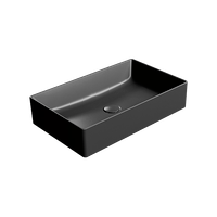 Товар: раковина накладная KUBE X 60x37 без перелива черный матовый арт-945326 - фото 2 раковина накладная KUBE X 60x37 без перелива черный матовый арт-945326 — фото 2, Раковины накладные