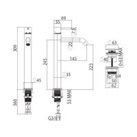 Товар: Смеситель для раковины Bossini Apice E89602.045 на 1 высокий с донным клапаном цвет белый матовый - фото 1 Смеситель для раковины Bossini Apice E89602.045 на 1 высокий с донным клапаном цвет белый матовый — фото 1, Смесители для раковины