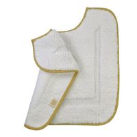 Товар: Коврик д/WC 60х60 см., вышивка логотип MIGLIORE, белый, окантовка золото 31921 - фото 5 Коврик д/WC 60х60 см., вышивка логотип MIGLIORE, белый, окантовка золото 31921 — фото 5, Коврики для ванной комнаты