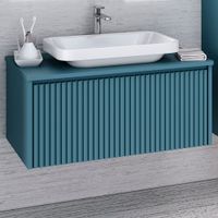 Тумба подвесная MONACO 80 /аквамарин/ AQUA DE MARCO 2080AQMON — фото 1, Тумбы под раковину