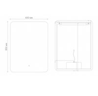 Товар: Зеркало ELEGANS-норма (600*800*45) LED с сенсорным выключателем и подогревом арт-176080 - фото 2 Зеркало ELEGANS-норма (600*800*45) LED с сенсорным выключателем и подогревом арт-176080 — фото 2, Зеркала в ванную комнату