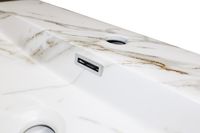 Товар: Раковина накладная Azario 600х420х120 прямоугольная, светлый мрамор арт-AZ-2173-M845 - фото 3 Раковина накладная Azario 600х420х120 прямоугольная, светлый мрамор арт-AZ-2173-M845 — фото 3, Раковины накладные